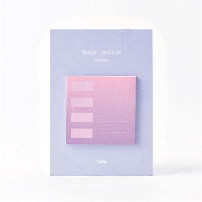 Rainbow Northern Europe Memo Pad Paper Sticky Notes Notepad Stationery Papeleria School Supplies Material Escolar