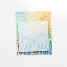 Load image into Gallery viewer, Painting landscape memo pad planner sticky notes paper sticker notepad kawaii stationery pepalaria office school supplies