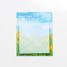Load image into Gallery viewer, Painting landscape memo pad planner sticky notes paper sticker notepad kawaii stationery pepalaria office school supplies