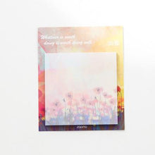 Load image into Gallery viewer, Painting landscape memo pad planner sticky notes paper sticker notepad kawaii stationery pepalaria office school supplies