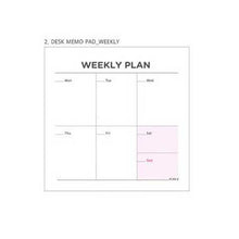 Load image into Gallery viewer, Cute Kawaii Weekly Monthly Work Planner Book Diary Agenda Dokibook Memo Pads For Kids School Supplies