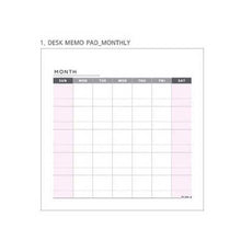 Load image into Gallery viewer, Cute Kawaii Weekly Monthly Work Planner Book Diary Agenda Dokibook Memo Pads For Kids School Supplies