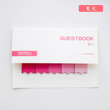 Load image into Gallery viewer, DIY Gradient Color Creative Office Novelty Sticky Notes Planner Stickers Page Index Post Office School Supplies Stationery