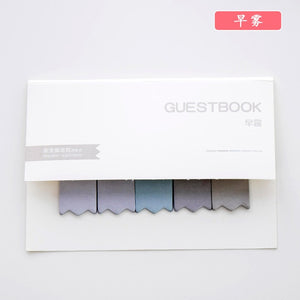 DIY Gradient Color Creative Office Novelty Sticky Notes Planner Stickers Page Index Post Office School Supplies Stationery