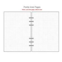 Load image into Gallery viewer, A5 A6 Laser transparent Notebook Planner Organizer Paper Planner Inner Page ring binder Diary Bullet Journal Notebook Wholesale